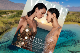 Dos modelos latinoamericanas posan en el municipio coahuilense para Vogue.