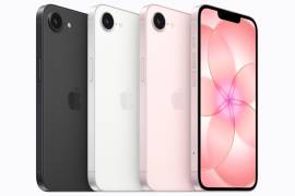 El iPhone 17e fue presentado hoy y estará disponible en negro, blanco y rosa pálido, tendrá las opciones de almacenamiento de 256 GB y 512 GB, y costará 14,999 pesos o 833.28 pesos al mes durante 24 meses.