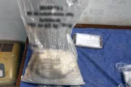 El caso corresponde al probable transporte de clorhidrato de metanfetamina.