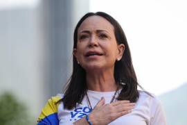 María Corina Machado, ganadora del premio Nobel de la Paz y opositora de Nicolás Maduro.