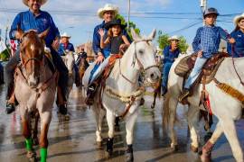 Más de 800 personas formaron parte del contingente de esta cabalgata que cerró las actividades de Ramos.