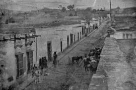 Calle Real, hoy calle Hidalgo circa 1847 colección Amon Carter Museum of American Art.