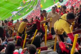Nuevamente hubo bronca en el Estadio Jalisco, donde un vendedor se enfrentó a golpes con dos aficionados rojinegros.
