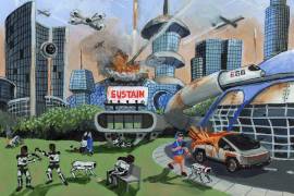 En el futuro que imagina Elon Musk, los seres humanos no solo vivirán en Marte.