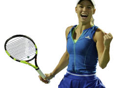 Wozniacki avanzó a semifinales en Dubai
