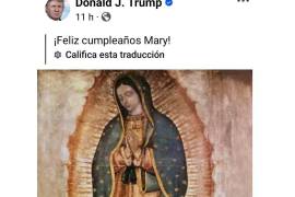 Sin ningún otro mensaje de por medio, el excandidato presidencial que quiere repetir en el cargo usó una de las imágenes religiosas más respetadas por los mexicanos católicos