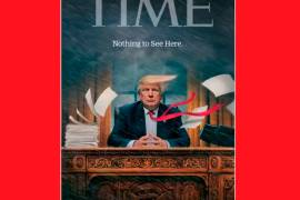 Portada de Time señala el 'caos' de Donald Trump en la Casa Blanca