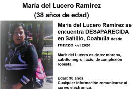 En Saltillo, buscan a mujer desaparecida desde marzo