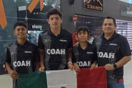 Alejandro López Dávila, Máximo López Solís y Bruno González Ramírez representarán a Coahuila en El Salvador.