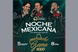 El Mesón Principal celebrará la cuarta edición de Nuestra Noche Mexicana con la presentación del Mariachi Gama 1000.