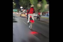 Las maniobras fueron realizadas entre vehículos que circulaban por los carriles de norte a sur.