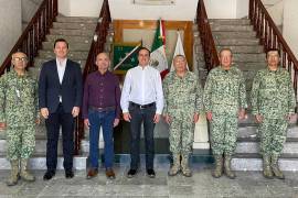 En reunión, acordaron seguir fortaleciendo de manera permanente la seguridad de Coahuila con operativos especiales.