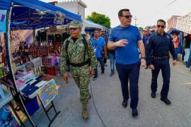 Autoridades de los tres órdenes de gobierno realizaron un recorrido conjunto para fortalecer las acciones de seguridad y proximidad en Ramos Arizpe.