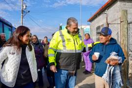 El alcalde destacó la importancia de estar cerca de la población, escucharla y trabajar junto a las familias.