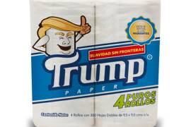 Papel higiénico marca &quot;Trump&quot; saldrá a la venta en México