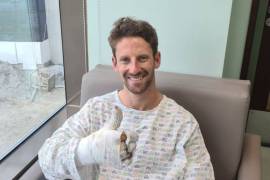 Romain Grosjean está cerca de dejar el hospital