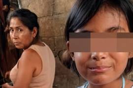 Miriam Cruz Alpuche, de 55 años y su nieta Ariana Scarlett de 12 años.