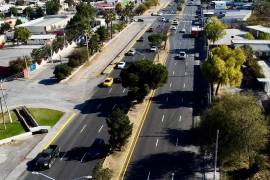 El tramo repavimentado está entre los bulevares Eulalio Gutiérrez y Colosio.