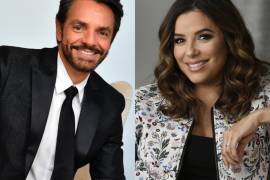 Eva Longoria (i) y Eugenio Derbez (d) liderarán el elenco de “Aristotle and Dante Discover the Secrets of the Universe”, la película con la que Aitch Alberto debutará como directora. AP/Chris Pizzello/Invision/Youtube