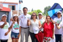 El candidato estuvo de visita en las colonias Bellavista, Burócratas del Estado, Ojo de Agua y Zona Centro.