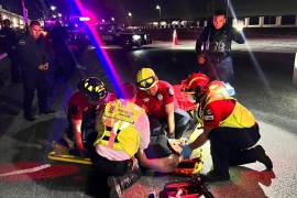 El accidente ocurrió sobre el libramiento Óscar Flores Tapia.