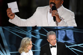 Harvey pide a Beatty que lo llame por error en los Oscar