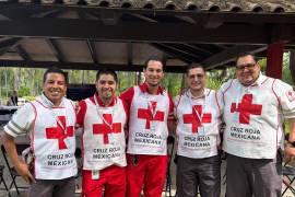 Los voluntarios de Cruz Roja Monclova que representaron a Coahuila en el rally nacional de trauma prehospitalario en Aguascalientes.