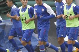 Chaco y su hijo entrenaron juntos con el primer equipo de Cruz Azul