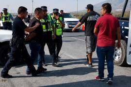 La persecución concluyó en Agua Nueva, donde los involucrados fueron interceptados por autoridades.