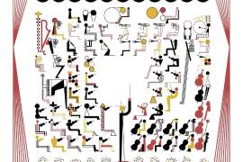 Federico Jordán, artista coahuilense, gana premio internacional por ilustración de la Filarmónica del Desierto