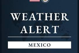Alerta de la Embajada de Estados Unidos en México por el Huracán Rachel en Baja California Sur.