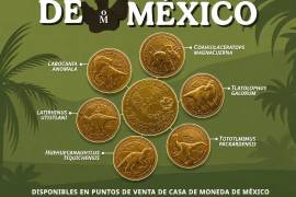 Tres de las seis medallas de la colección “Dinosaurios de México” están dedicadas a especies descubiertas en Coahuila.