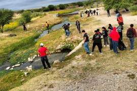 Intensa actividad de limpieza realizaron jóvenes estudiantes en el arroyo El Buey.