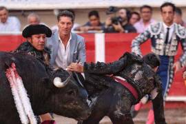 El torero hidrocálido fue cornado por su primer toro en la festividad de la Feria San Marcos en Aguascalientes