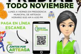 Los habitantes de Arteaga podrán regularizar su Predial y participar en una rifa de una camioneta valuada en más de 450 mil pesos, contribuyendo al crecimiento del municipio.