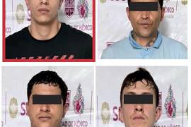 Estos cuatro hombres fueron detenidos en Ciudad de México, luego de un trabajo conjunto entre autoridades coahuilenses y de la capital del país.