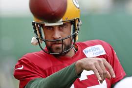Alégrense aficionados de Packers, Aaron Rodgers finalmente participa en un entrenamiento esta campaña
