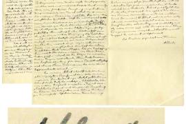 Subastan carta escrita por Albert Einstein durante la Primera Guerra Mundial
