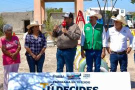 Llevarán agua potable e infraestructura vial a comunidades rurales de Ramos Arizpe