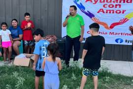 Niños de la colonia La Nueva Jerusalén disfrutan de juegos y actividades organizadas por la asociación.