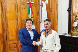 El gobernador de Nuevo León, Samuel García, publicó una fotografía junto a Aldo Fasci Zuazua, este jueves.