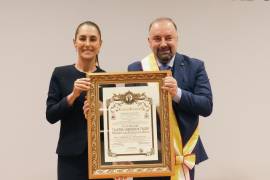 La presidenta electa de México, Claudia Sheinbaum, publicó en redes sociales su gratitud a la Academia Bonifaciana al recibir el Premio Internacional Bonifacio VIII.