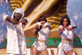 Fiesta. Lisa y Anitta encabezaron el momento musical más esperado de la ceremonia inaugural celebrada en el SoFi Stadium de Los Ángeles.