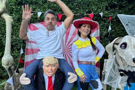 Postura. El actor mexicano celebró entre risas, pero también despertó debate sobre su mensaje político y migratorio.