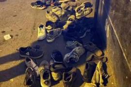 La imagen, tomada en la ciudad de Rasht, al noroeste de Irán, muestra las consecuencias de la masacre del 8 de enero.