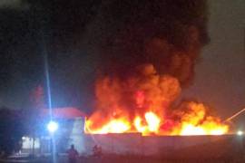 Las llamas alcanzaron varios metros de altura y generaron alarma entre vecinos del sector.