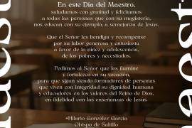 En el Día del Maestro, se reconoce la entrega de quienes educan con conocimiento, ejemplo y vocación de servicio.