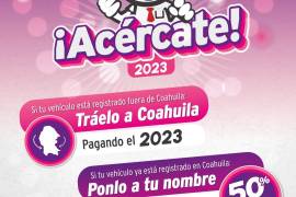 La Administración Fiscal de Coahuila dio a conocer promociones para el mes de agosto.