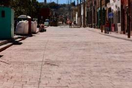 Prácticamente ya quedó rehabilitado el tramo de la calle General Cepeda, comprendido entre Juárez y De la Fuente.