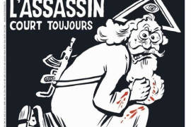 Charlie Hebdo recuerda atentado a sus colaboradores con un “asesino suelto”